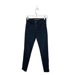 American Eagle 360 Super Stretch High Rise Skinny Jeans in Black 2 Women’s